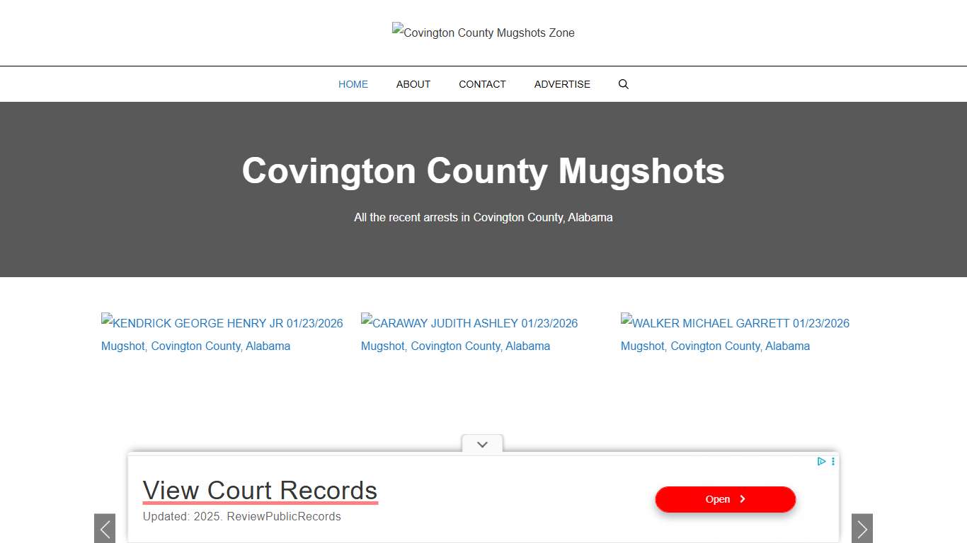 Covington County Mugshots Zone